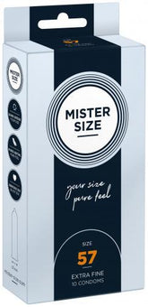MISTER.SIZE 57 mm Condooms 10 stuks - PlayForFun